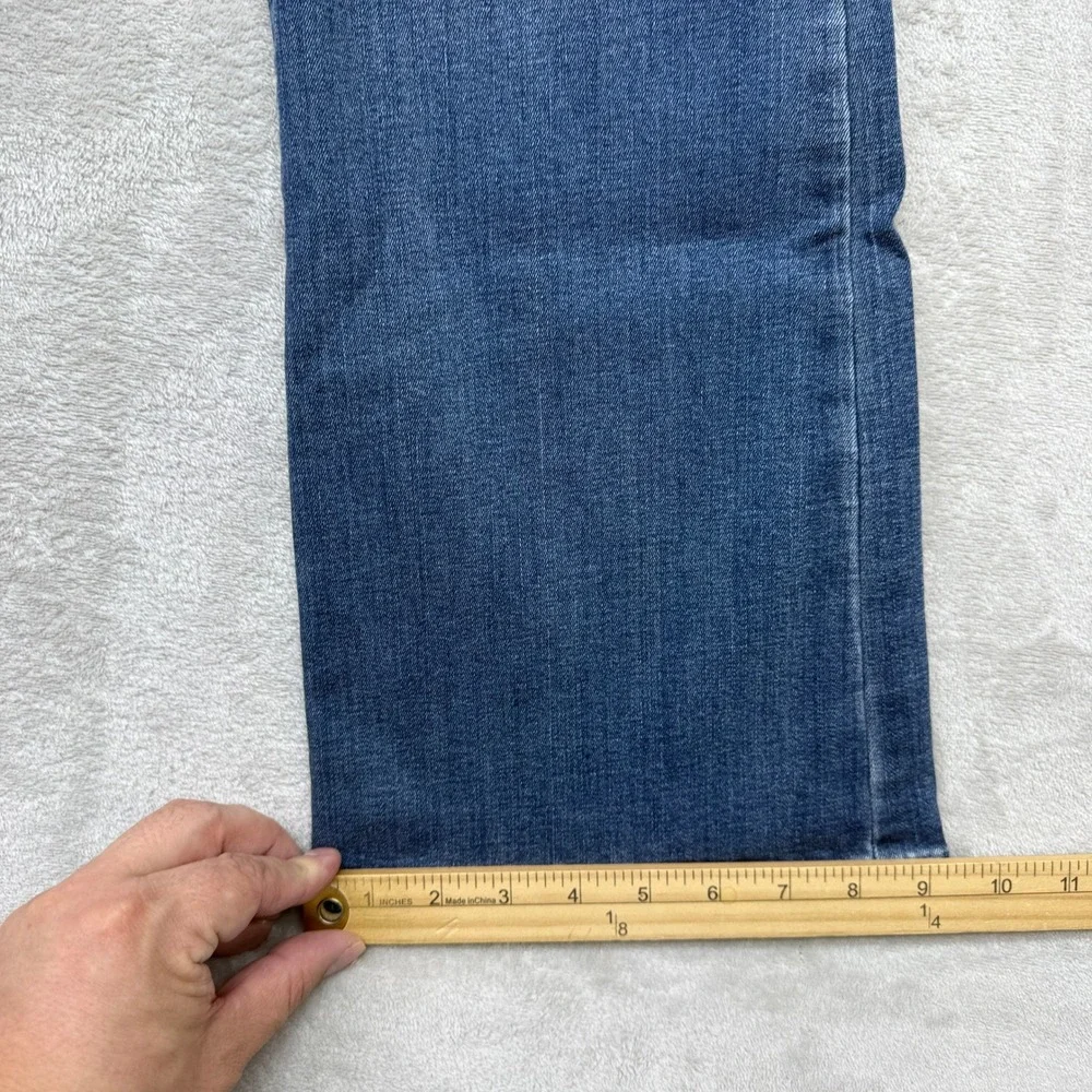 Democracy Jeans‎ Women's 4 Flare Boho Blue Distressed Ab Technology Casual Denim
